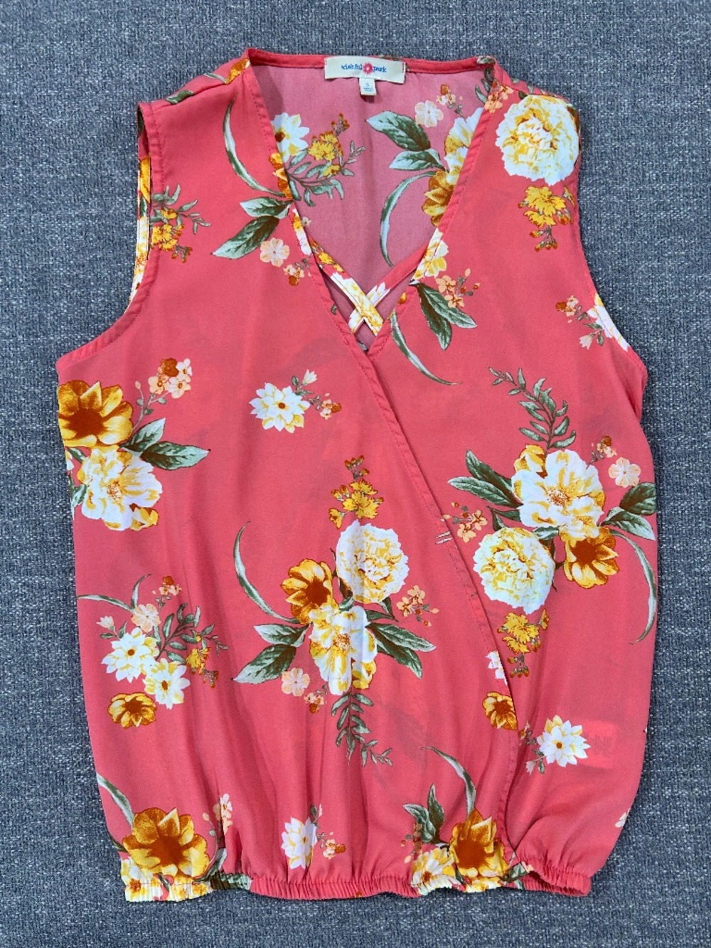 🎃 Sleeveless Floral Top